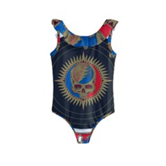 The Grateful Dead Kids  Frill Swimsuit by Sudhe