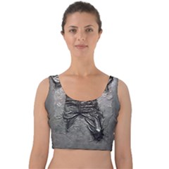 Han Solo Velvet Crop Top by Sudhe