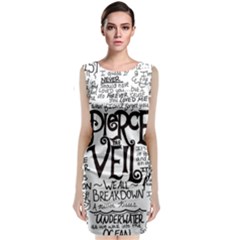 Pierce The Veil Music Band Group Fabric Art Cloth Poster Sleeveless Velvet Midi Dress by Sudhe