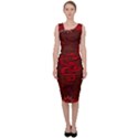 Awesome Chinese Dragon, Red Colors Sleeveless Pencil Dress View1