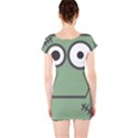 Cartoon Cute Frankenstein Halloween Short Sleeve Bodycon Dress View2