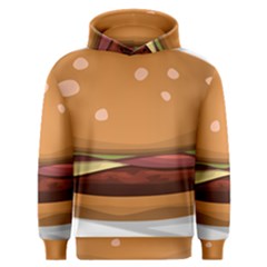 Hamburger Cheeseburger Burger Lunch Men s Overhead Hoodie by Sudhe