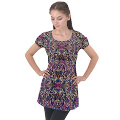 Ml 137 1 Puff Sleeve Tunic Top by ArtworkByPatrick