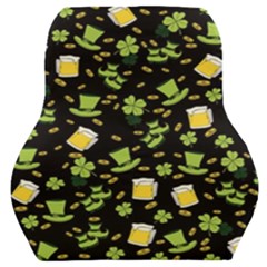 St Patricks Day Pattern Car Seat Back Cushion  by Valentinaart