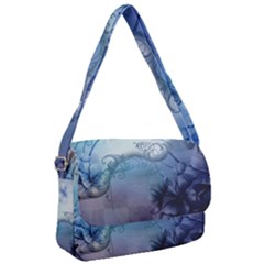 Wonderful Elegant Floral Design Courier Bag by FantasyWorld7