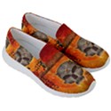 Awesome Skull With Celtic Knot With Fire On The Background Women s Lightweight Slip Ons View3