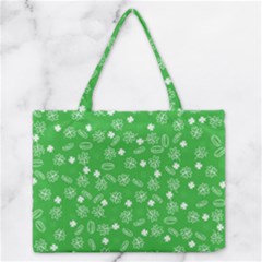 St Patricks Day Pattern Zipper Medium Tote Bag by Valentinaart