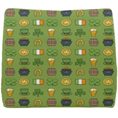 St Patricks Day Pattern Seat Cushion by Valentinaart