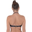 Petroglyph Nordic Beige And Black Background Petroglyph Nordic Beige And Black Background Halter Bandeau Bikini Top View2