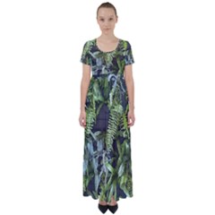 Living Wall High Waist Short Sleeve Maxi Dress by Riverwoman