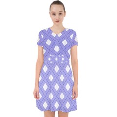 Textile Cross Seamless Pattern Adorable In Chiffon Dress by Pakrebo