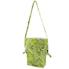 Seamless Pattern Green Garden Folding Shoulder Bag by Pakrebo