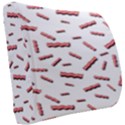 Funny Bacon Slices Pattern infidel red meat Seat Cushion View2