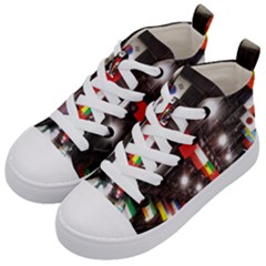 Flags Of Dublin Scioto Kids  Mid-top Canvas Sneakers by Riverwoman