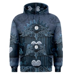 Elegant Heart With Steampunk Elements Men s Pullover Hoodie by FantasyWorld7