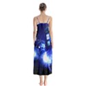 Tardis Background Space Button Up Chiffon Maxi Dress View2