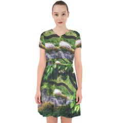 Chicago Garden Of The Phoenix Adorable In Chiffon Dress by Riverwoman