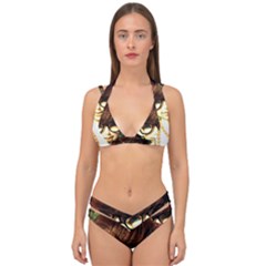 Olivia In The Fields Double Strap Halter Bikini Set by snowwhitegirl