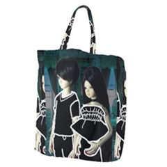 Dolls In Living Room Giant Grocery Tote by snowwhitegirl