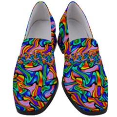 Ml 170 3 Women s Chunky Heel Loafers by ArtworkByPatrick