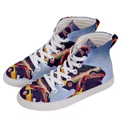 Pretty Colors Cars Men s Hi-top Skate Sneakers by StarvingArtisan