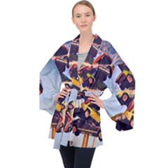 Pretty Colors Cars Velvet Kimono Robe by StarvingArtisan