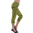 Electric Field Art VI Lightweight Velour Capri Leggings  View4