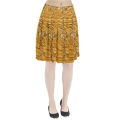 Electric Field Art Viii Pleated Skirt by okhismakingart