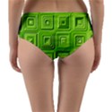 Electric Field Art XVII Reversible Mid-Waist Bikini Bottoms View2