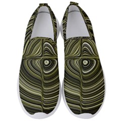 Electric Field Art Xxxii Men s Slip On Sneakers by okhismakingart