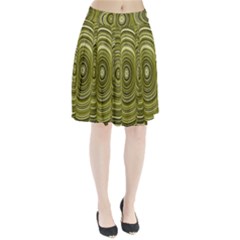 Electric Field Art Xxxiii Pleated Skirt by okhismakingart