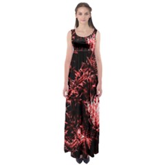 Red Thistle Empire Waist Maxi Dress by okhismakingart