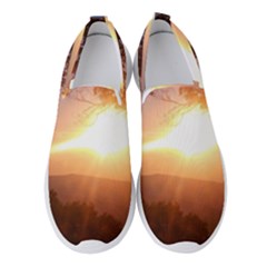 Mountain Sunset Women s Slip On Sneakers by okhismakingart