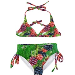 Blackberries Kids  Classic Bikini Set by okhismakingart