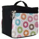 Donut pattern with funny candies Make Up Travel Bag (Big) View1