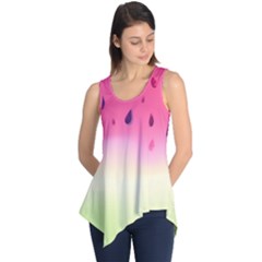 Watermelon Pastel Gradient Pink Watermelon Pastel Gradient Sleeveless Tunic by genx