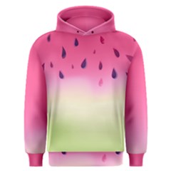 Watermelon Pastel Gradient Pink Watermelon Pastel Gradient Men s Overhead Hoodie by genx