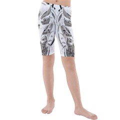 Owl Kids  Mid Length Swim Shorts by Sudhe