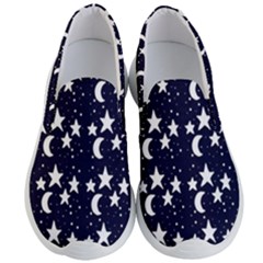 Starry Night Cartoon Print Pattern Men s Lightweight Slip Ons by dflcprintsclothing