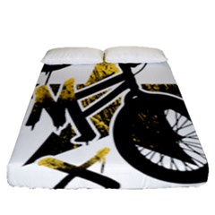 Bmx Fitted Sheet (queen Size) by Melcu