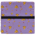 Pizza Pattern Violet pepperoni cheese funny slices Seat Cushion View4