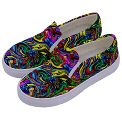 Graffiti 3 2 Kids  Canvas Slip Ons by ArtworkByPatrick