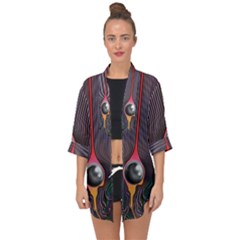 Tame Impala Open Front Chiffon Kimono by milliahood