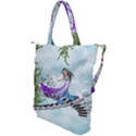 Cute Fairy Dancing On A Piano Shoulder Tote Bag View2