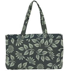 Flowers Pattern Spring Nature Canvas Work Bag