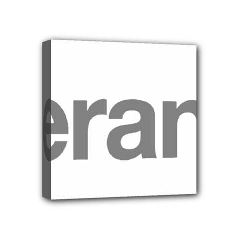 Theranos Logo Mini Canvas 4  X 4  (stretched) by milliahood