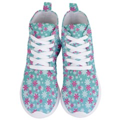Background Frozen Fever Women s Lightweight High Top Sneakers by HermanTelo