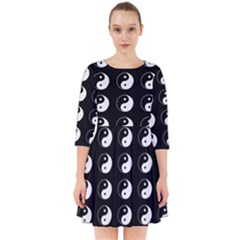 Yin Yang Pattern Smock Dress by Valentinaart