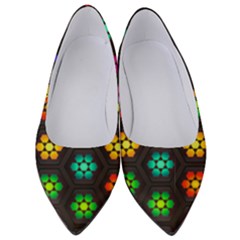 Pattern Background Colorful Design Women s Low Heels by HermanTelo