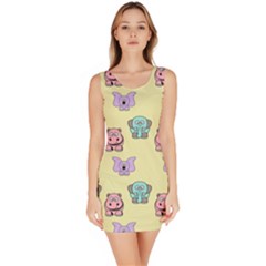 Animals Pastel Children Colorful Bodycon Dress by HermanTelo